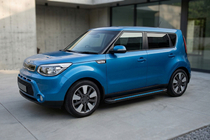 Kia Soul II 2013–2018 Boční nášlapy Maya Blue (2 ks, hliník) fotografie 1