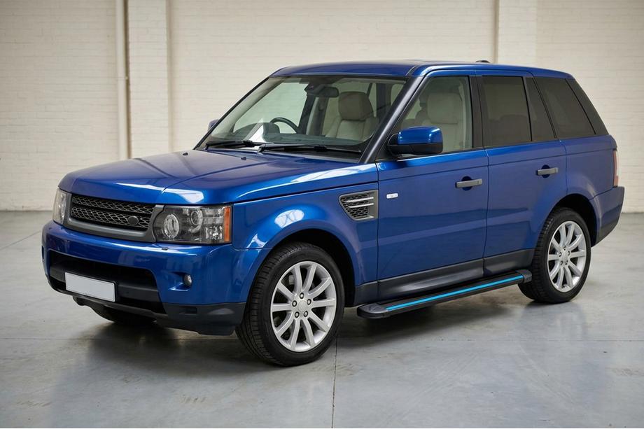 Range Rover Sport 2005–2013 Boční nášlapy Maya Blue (2 ks, hliník) Image
