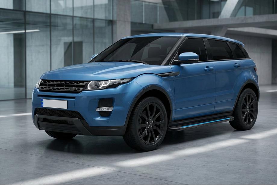 Range Rover Evoque 2012–2018 Boční nášlapy Maya Blue (2 ks, hliník) Image