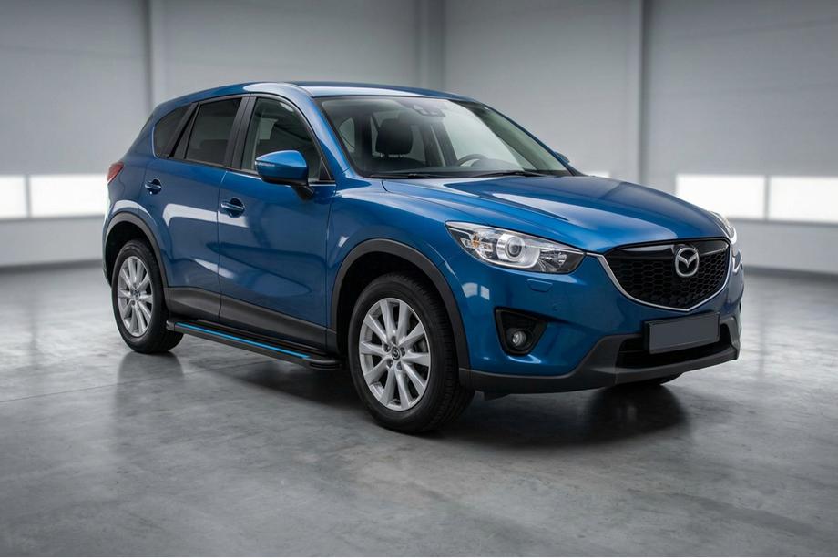 Mazda CX-5 2012–2017 Boční nášlapy Maya Blue (2 ks, hliník) Image