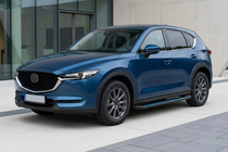 Mazda CX-5 2017–2025 Boční nášlapy Maya Blue (2 ks, hliník) fotografie 1