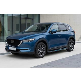 Boční nášlapy Maya Blue (2 ks, hliník) Mazda CX-5 2017–2025 fotografie 1