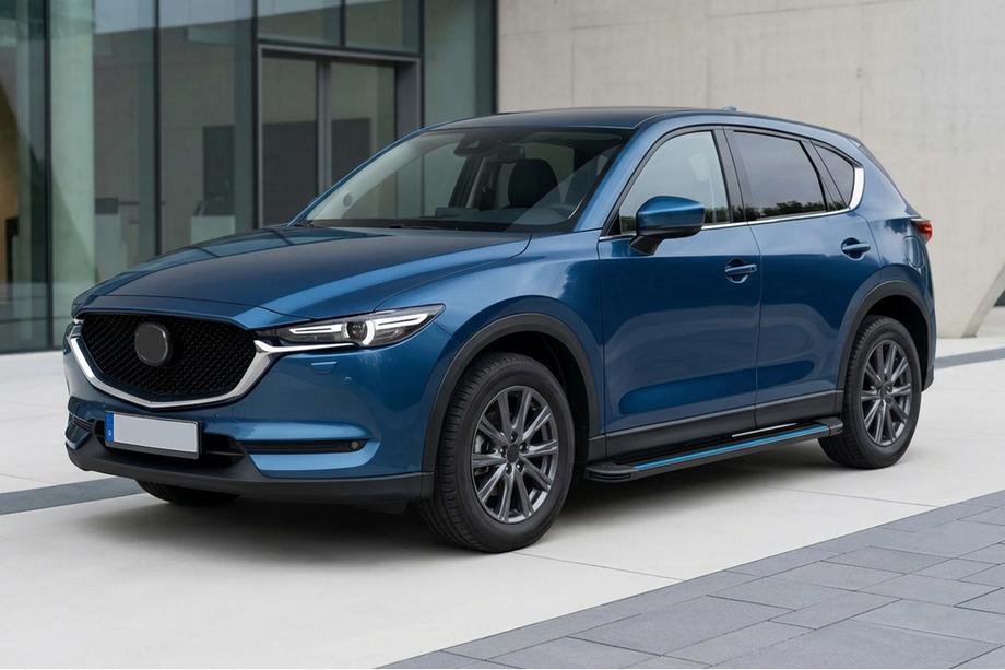 Mazda CX-5 2017–2025 Boční nášlapy Maya Blue (2 ks, hliník) Image