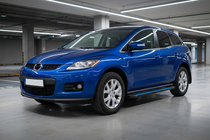 Mazda CX-7 2006–2012 Boční nášlapy Maya Blue (2 ks, hliník) fotografie 1