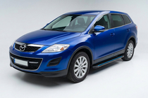 Mazda CX-9 2007–2016 Boční nášlapy Maya Blue (2 ks, hliník) fotografie 1