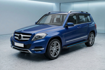 Mercedes GLK třída X204 2008–2015 Boční nášlapy Maya Blue (2 ks, hliník) fotografie 1