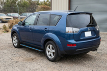 Mitsubishi Outlander 2006–2012 Boční nášlapy Maya Blue (2 ks, hliník) fotografie 1
