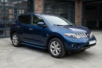 Nissan Murano 2008–2014 Boční nášlapy Maya Blue (2 ks, hliník) fotografie 1