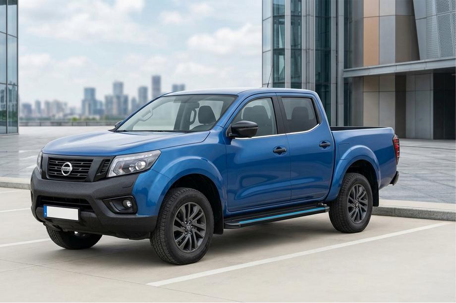 Nissan Navara/NP300 2016– Boční nášlapy Maya Blue (2 ks, hliník) Fotografie 1