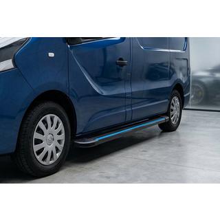 Boční nášlapy Maya Blue (2 ks, hliník) Opel Vivaro 2015–2019 fotografie 1