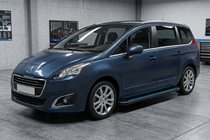 Peugeot 5008 2009–2016 Boční nášlapy Maya Blue (2 ks, hliník) fotografie 1