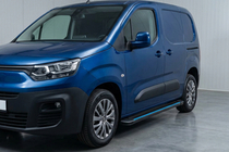 Peugeot Partner/Rifter 2019– Boční nášlapy Maya Blue (2 ks, hliník) Dlouhý rozvor fotografie 1