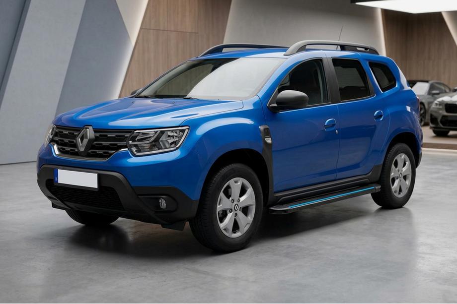 Renault Duster 2018–2024 Boční nášlapy Maya Blue (2 ks, hliník) Image