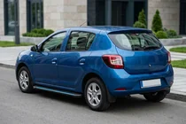 Renault Sandero 2013–2022 Boční nášlapy Maya Blue (2 ks, hliník) fotografie 1