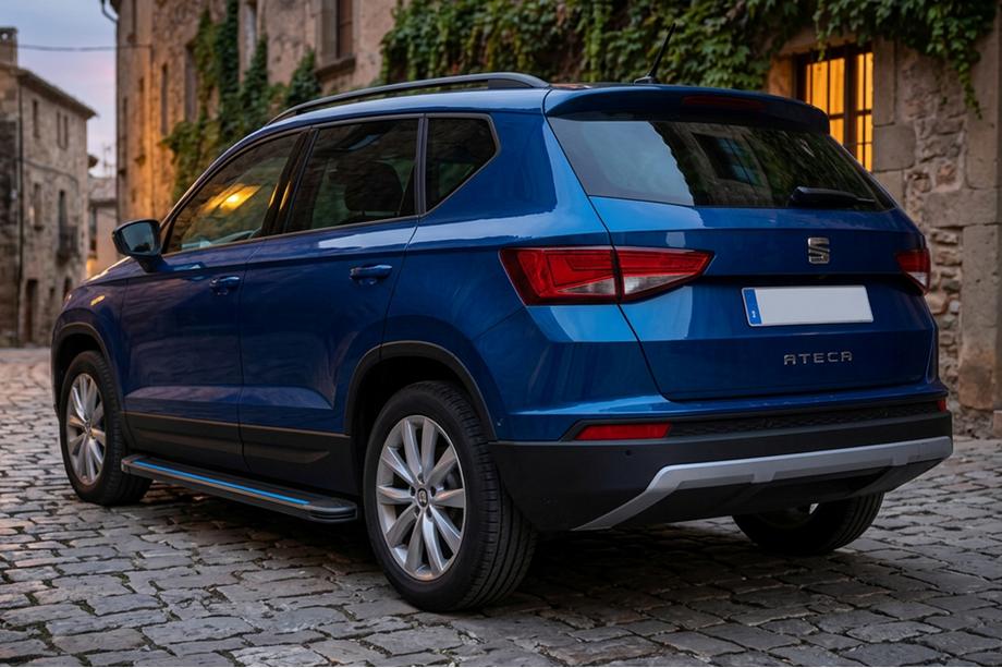 Seat Ateca 2016– Boční nášlapy Maya Blue (2 ks, hliník) Image
