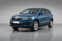 Skoda Karoq 2018– Boční nášlapy Maya Blue (2 ks, hliník) fotografie 1