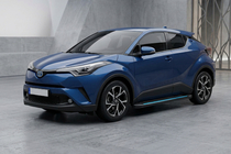 Toyota C-HR 2016–2023 Boční nášlapy Maya Blue (2 ks, hliník) fotografie 1
