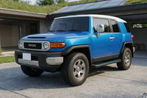 Toyota FJ Cruiser 2006–2022 Boční nášlapy Maya Blue (2 ks, hliník) fotografie 1