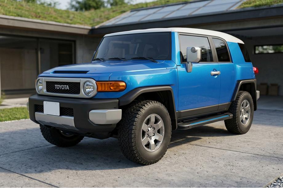 Toyota FJ Cruiser 2006–2022 Boční nášlapy Maya Blue (2 ks, hliník) Image