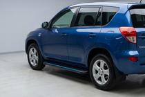 Toyota Rav 4 2006–2013 Boční nášlapy Maya Blue (2 ks, hliník) fotografie 1