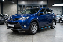 Toyota Rav 4 2013–2018 Boční nášlapy Maya Blue (2 ks, hliník) fotografie 1