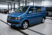 Volkswagen T6 2015–2024 Boční nášlapy Maya Blue (2 ks, hliník) fotografie 1