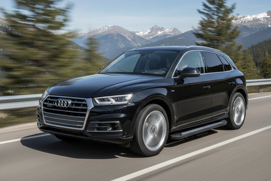Audi Q5 2017–2025 Boční nášlapy Vision New Black (2 ks, hliník) Image