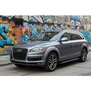 Boční nášlapy New Vision Black (2 ks, hliník) Audi Q7 2005–2015 fotografie 1