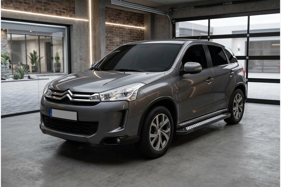 Citroen C-4 Aircross 2012–2017 Boční nášlapy New Vision Black (2 ks, hliník) Fotografie 1