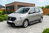Dacia Lodgy 2012–2022 Boční nášlapy New Vision Black (2 ks, hliník) fotografie 1