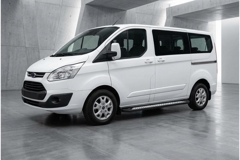 Ford Custom 2013–2022 Boční nášlapy New Vision Black (2 ks, hliník) Dlouhý rozvor Image