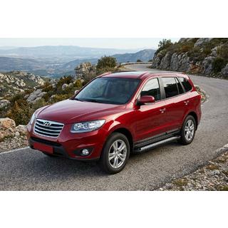 Boční nášlapy New Vision Black (2 ks, hliník) Hyundai Santa Fe 2 2006–2012 fotografie 1