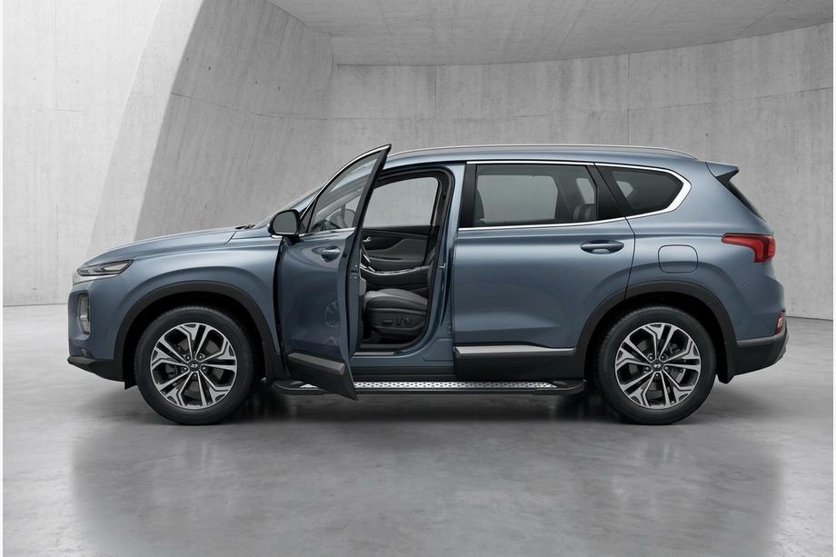 Hyundai Santa Fe 4 2018–2023 Boční nášlapy New Vision Black (2 ks, hliník) Image