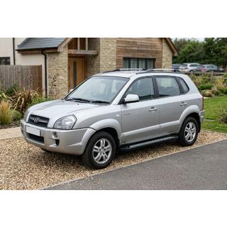 Boční nášlapy New Vision Black (2 ks, hliník) Hyundai Tucson JM 2004– fotografie 1