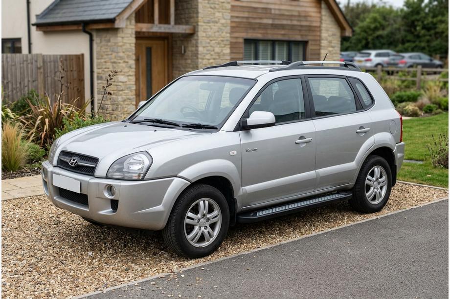 Hyundai Tucson JM 2004– Boční nášlapy New Vision Black (2 ks, hliník) Image