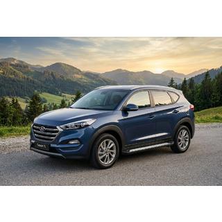 Boční nášlapy New Vision Black (2 ks, hliník) Hyundai Tucson TL 2016–2021 fotografie 1
