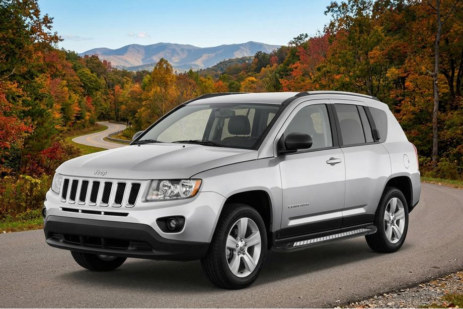 Jeep Compass 2006–2016 Boční nášlapy New Vision Black (2 ks, hliník) Image