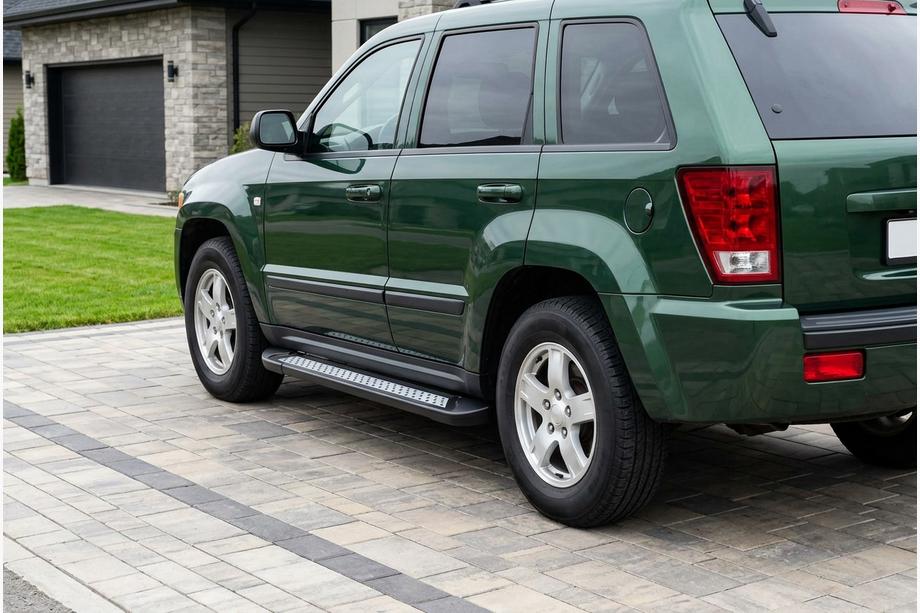 Jeep Grand Cherokee WK 2004–2010 Boční nášlapy New Vision Black (2 ks, hliník) Image
