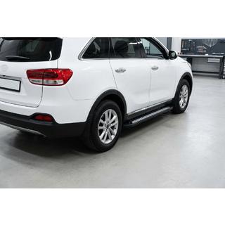Boční nášlapy New Vision Black (2 ks, hliník) Kia Sorento III UM 2014–2020 fotografie 1