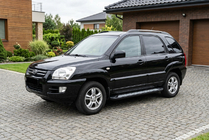 Kia Sportage 2004–2010 Boční nášlapy Vision New Black (2 ks, hliník) fotografie 1