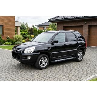 Boční nášlapy Vision New Black (2 ks, hliník) Kia Sportage 2004–2010 fotografie 1