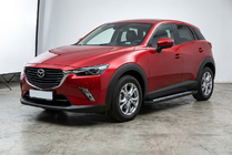 Mazda CX-3 2015– Boční nášlapy Vision New Black (2 ks, hliník) fotografie 1