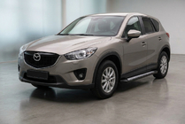 Mazda CX-5 2012–2017 Boční nášlapy New Vision Black (2 ks, hliník) fotografie 1