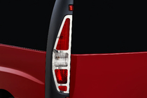 Fiat Doblo I 2001–2005 Nerezové kryty zadních světel (2 ks) Carmos - turecká ocel fotografie 1