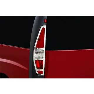 Nerezové kryty zadních světel (2 ks) Fiat Doblo I 2001–2005 fotografie 1