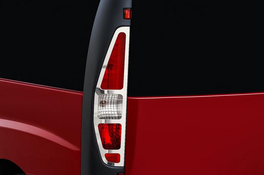 Fiat Doblo I 2001–2005 Nerezové kryty zadních světel (2 ks) Carmos - turecká ocel Image