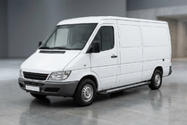 Mercedes Sprinter W901/902/903/904/905 1995–2006 Boční nášlapy New Vision Black (2 ks, hliník) fotografie 1