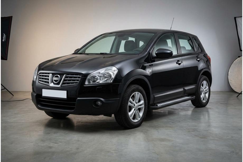 Nissan Qashqai 2007–2010 Boční nášlapy New Vision Black (2 ks, hliník) Image