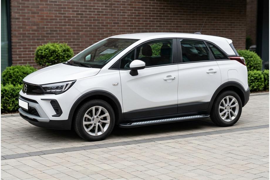 Opel Crossland X 2017–2024 Boční nášlapy New Vision Black (2 ks, hliník) Fotografie 1