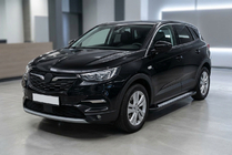 Opel Grandland X 2017– Boční nášlapy New Vision Black (2 ks, hliník) fotografie 1
